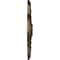 Ekena Millwork Bonetti Ceiling Medallion (Fits Canopies up to 5 1/8"), Hand-Painted Brass, 20"OD x 1 3/4"P CM20BOBRS - alternate 2